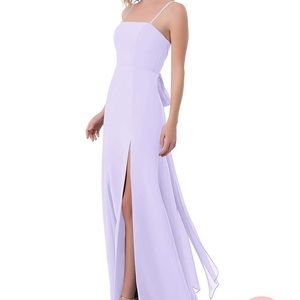COPY - Azazie Lilac bridesmaid dress with slit